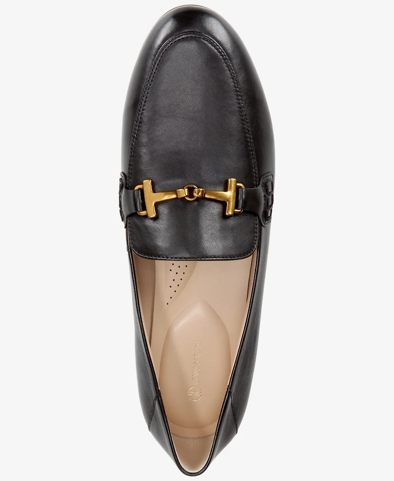 Giani Bernini Women's Beckhamm Leather Tailored Loafers, Created for Macy's