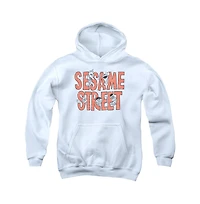 Sesame Street Youth Letters Pull Over Hoodie
