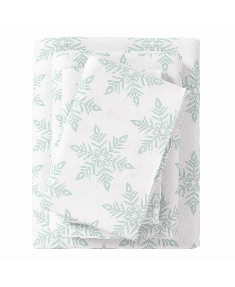 Linery & Co. 100% Turkish Cotton Winter Flannel Sheet Set