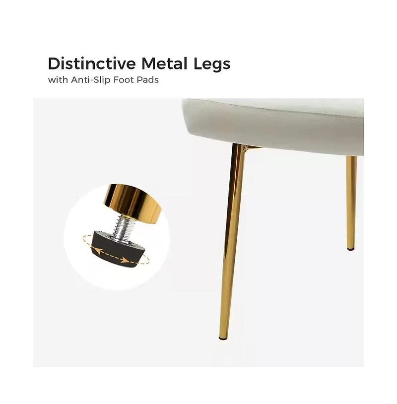 Slickblue Upholstered Wingback Accent Side Chair Stylish and Comfortable Design