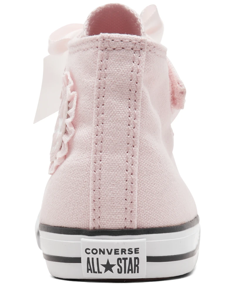 Converse Toddler Girls Chuck Taylor All Star Ruffles and Bows Easy-On Casual Sneakers from Finish Line