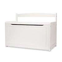 Wooden Toy Chest - White