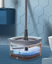 True & Tidy True Clean Spin Mop & Bucket Cleaning System