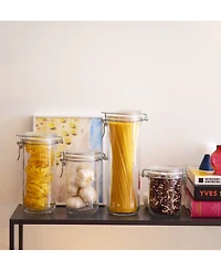 Bormioli Rocco Fido 33.75-Oz. Glass Cylinder Jar, Set of 6