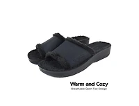 Aerothotic - Aspen Fuzzy Strap Ladies Arch Support Slides