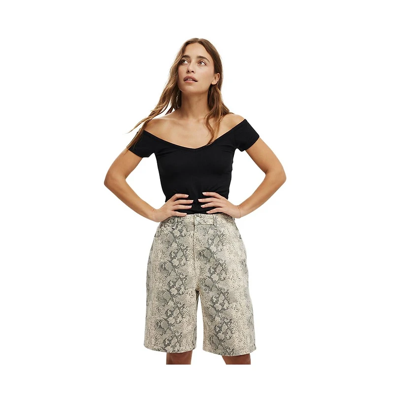 Cotton On Women's Super Baggy Denim Jort