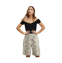 Cotton On Women's Super Baggy Denim Jort