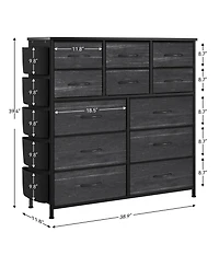 gaomon 12 Drawer Dresser for for Bedroom, Fabric Dressers & Chest of Drawers