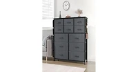 gaomon 12 Drawer Dresser for for Bedroom, Fabric Dressers & Chest of Drawers