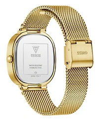 Guess Women's Gold-Tone Mesh Bracelet Watch, 32mm