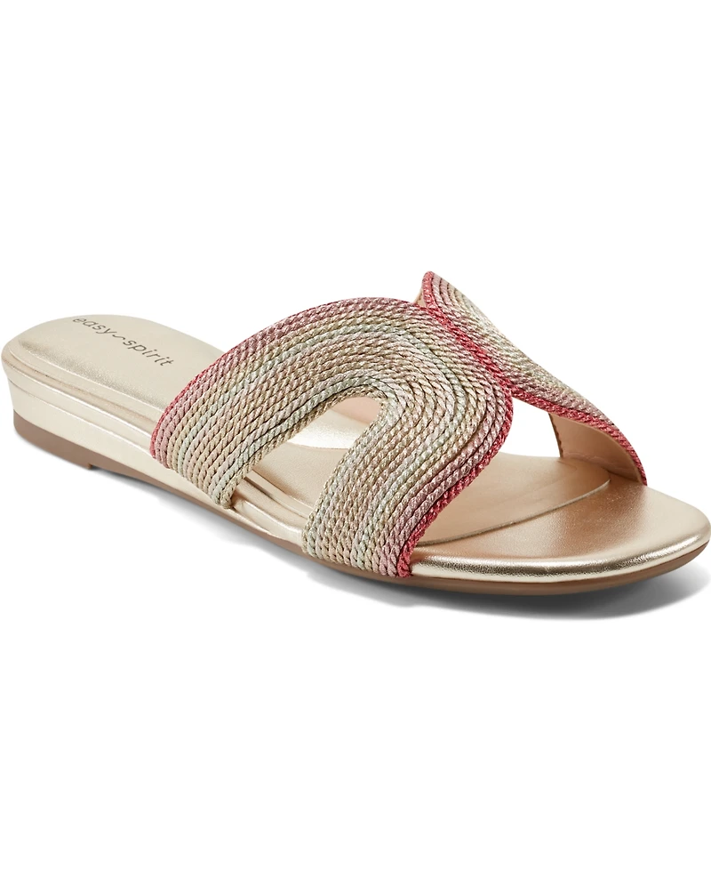 Easy Spirit Women's Calera Flat Slip-On Sandals