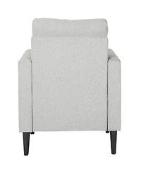 Lumisource 33" Wood Wendy Contemporary Arm Chair