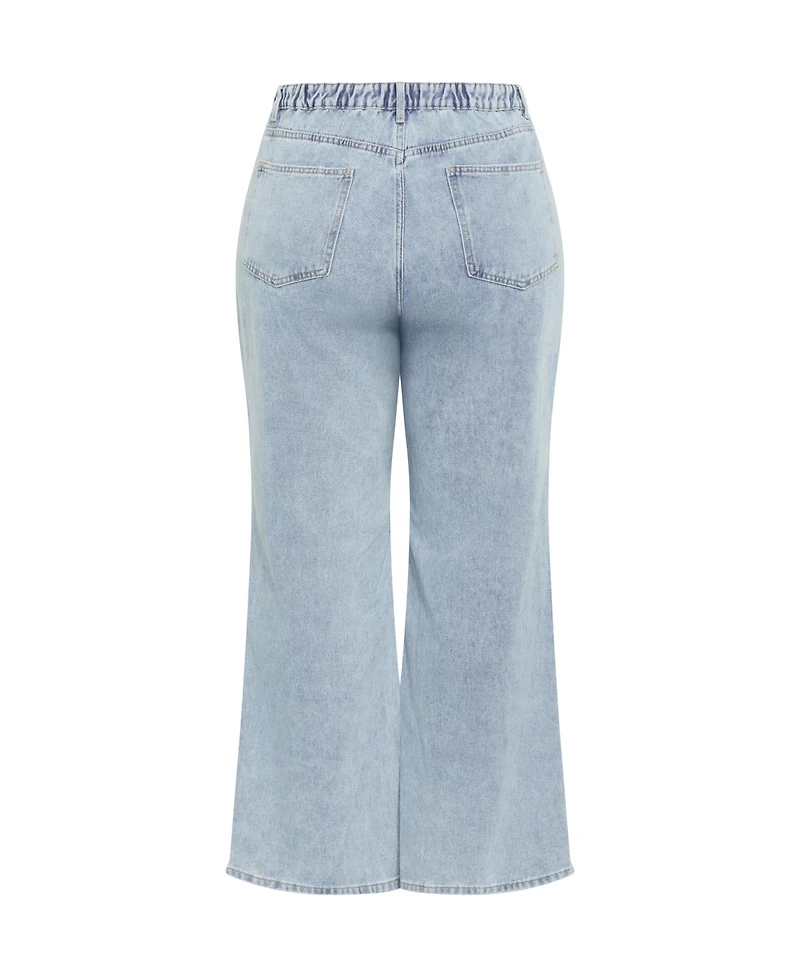 City Chic Plus Harley Kyla Wide Leg Jean
