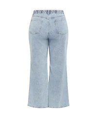 City Chic Plus Harley Kyla Wide Leg Jean