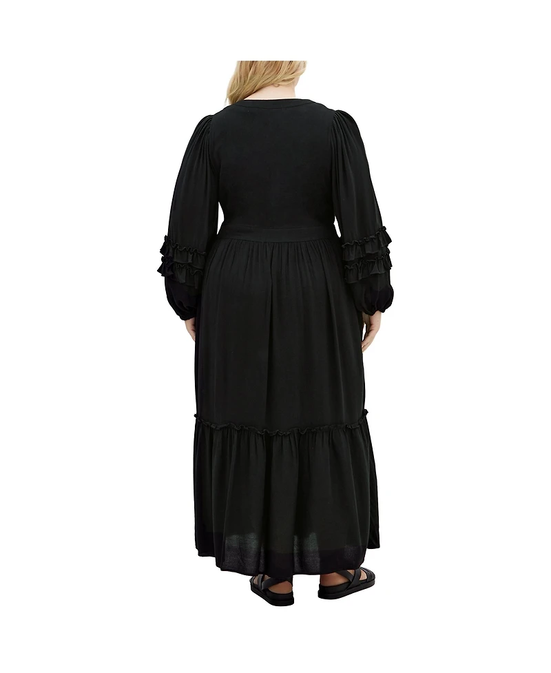 Plus Malia Plain Maxi Dress