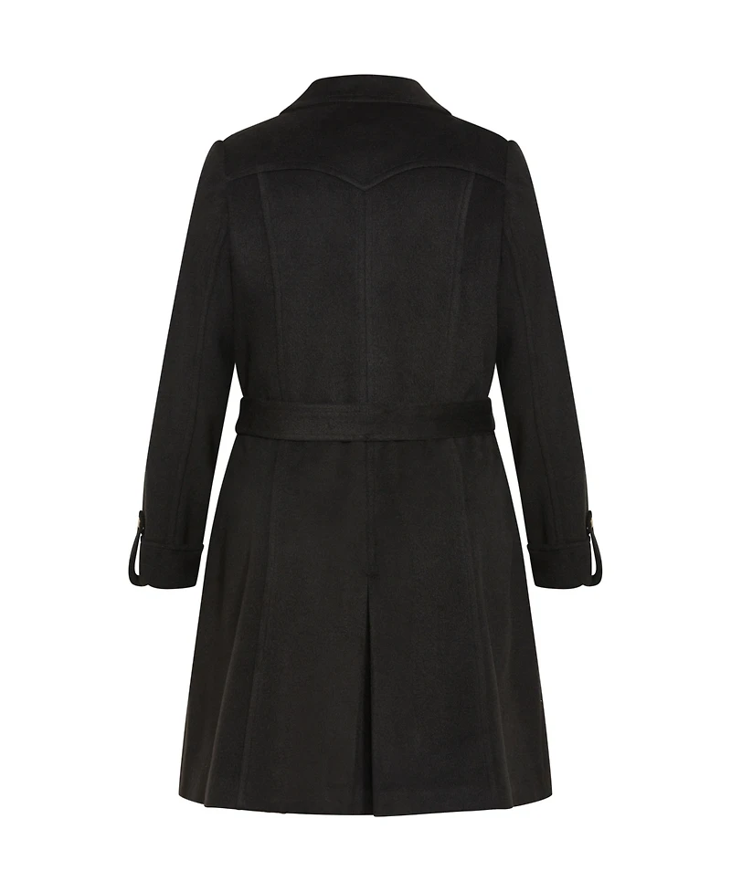 City Chic Plus Gillian Coat