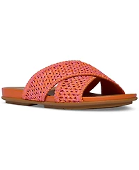 FitFlop Women's Gracie Woven Cross Slide Sandals
