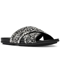 FitFlop Women's Gracie Woven Cross Slide Sandals