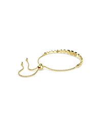 Swarovski Imber White, Gold-Tone Plated Mixed Round Cuts Tennis Bracelet