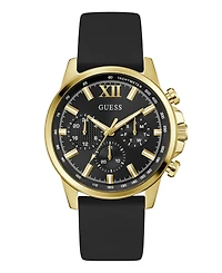 Guess Men's Multi-Function Black Silicone Watch