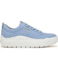 Dr. Scholl's Women's Time Off Knit Lace Up Platform Sneakers