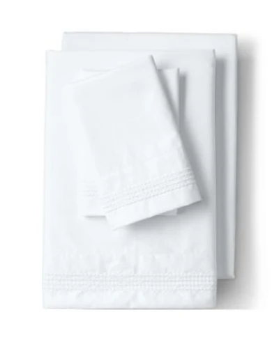Lands End 400 Thread Count Sateen Embroidered Sheets