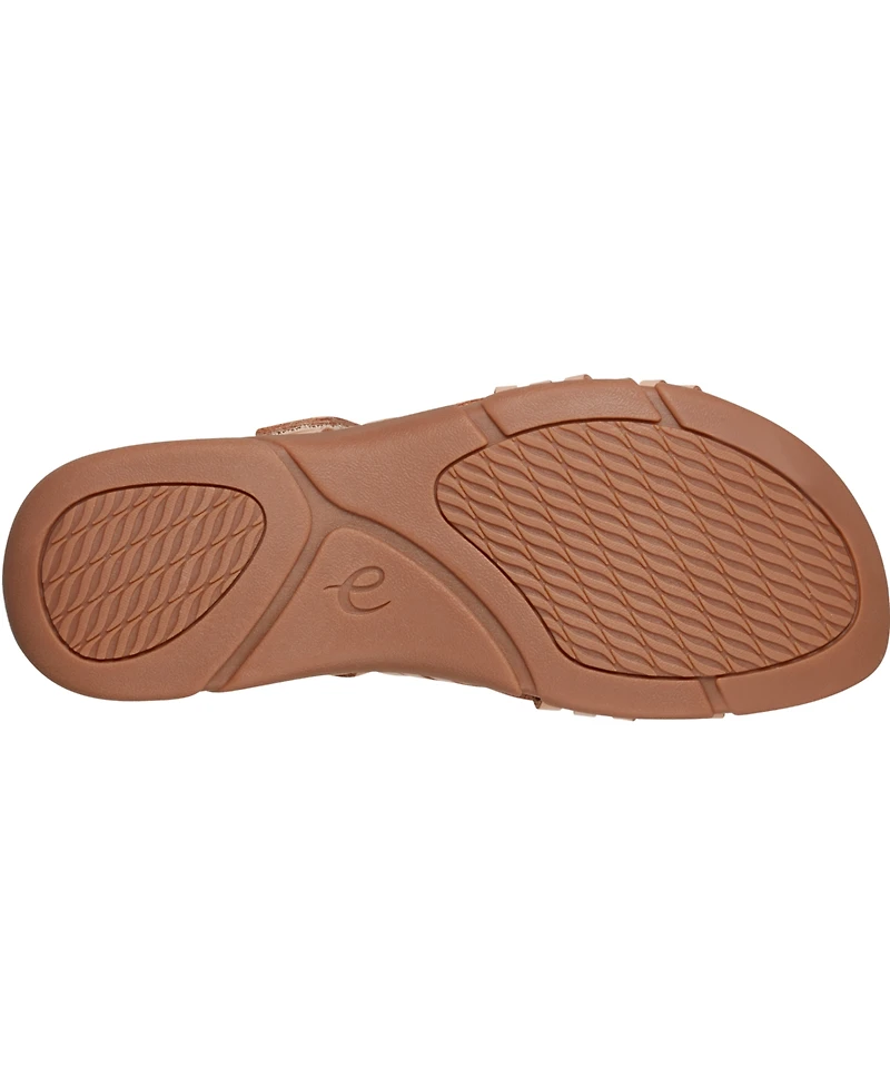 Easy Spirit Women's Mindi Woven Flat Slide Sandals