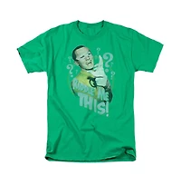 Batman Men's Classic Tv Riddle Me This Short Sleeve Adult Tee / T-Shirt