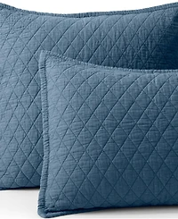 Lands' End Solid Diamond Double Voile Pillow Sham