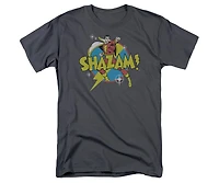 Dc Shazam Men's Comics Power Bolt Short Sleeve Adult Tee / T-Shirt