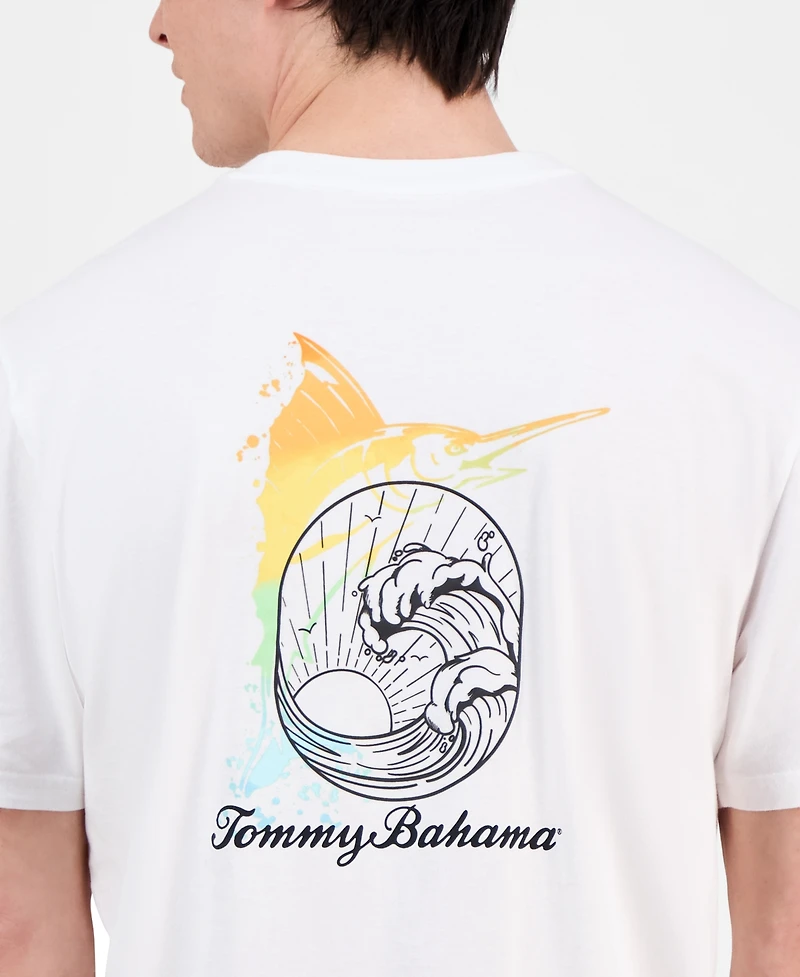 Tommy Bahama Men's Marlin Wave Graphic T-Shirt
