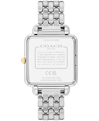 Coach Women's Cass Tri-Tone Stainless Steel Bracelet Watch, 28mm