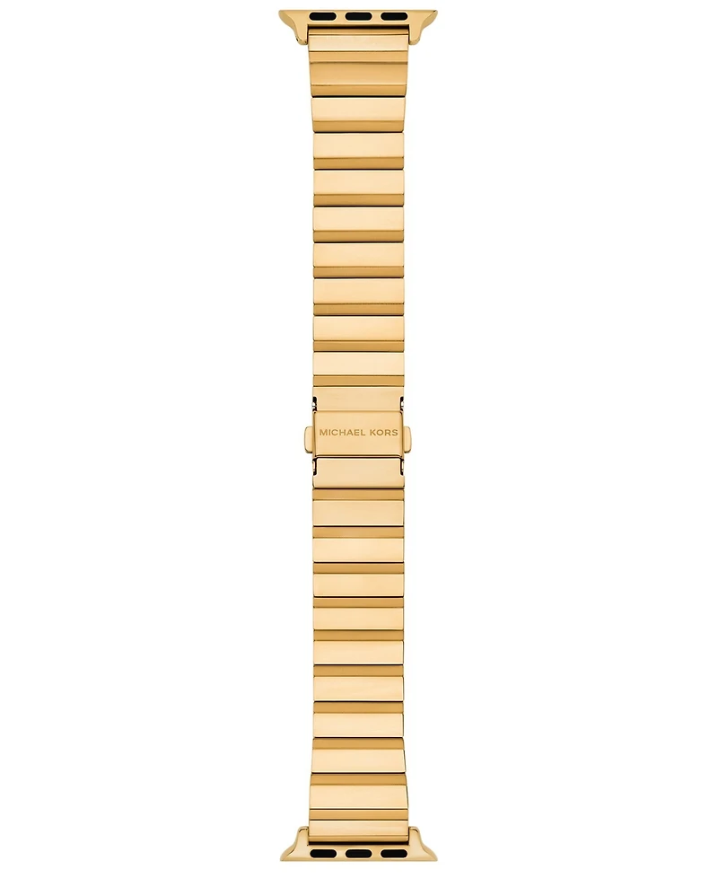 Michael Kors Women's Gold-Tone Stainless Steel Band for Apple Watch