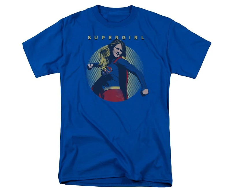Supergirl Mens Classic Hero Short Sleeve Adult Tee / T-Shirt