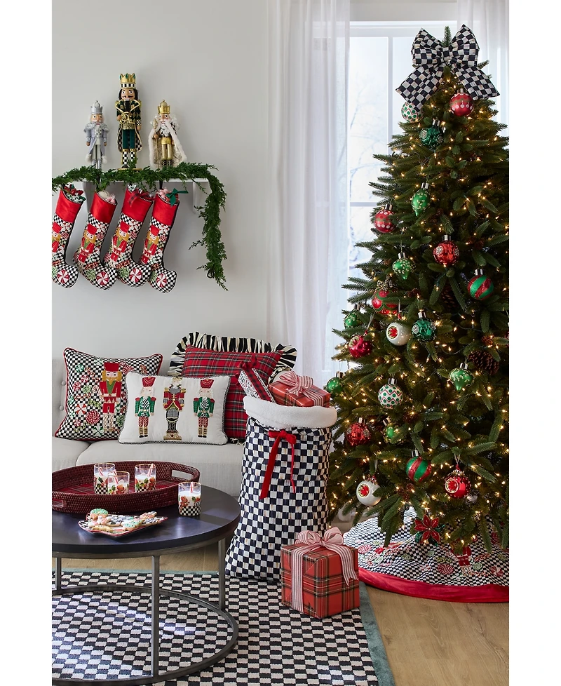 MacKenzie-Childs Deck the Halls Tree Serving Platter
