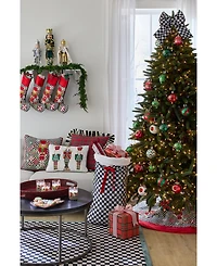 MacKenzie-Childs Deck the Halls Tree Serving Platter