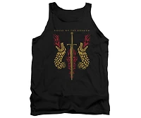 House Of The Dragon Men's Sword And Heads Adult Tank Top