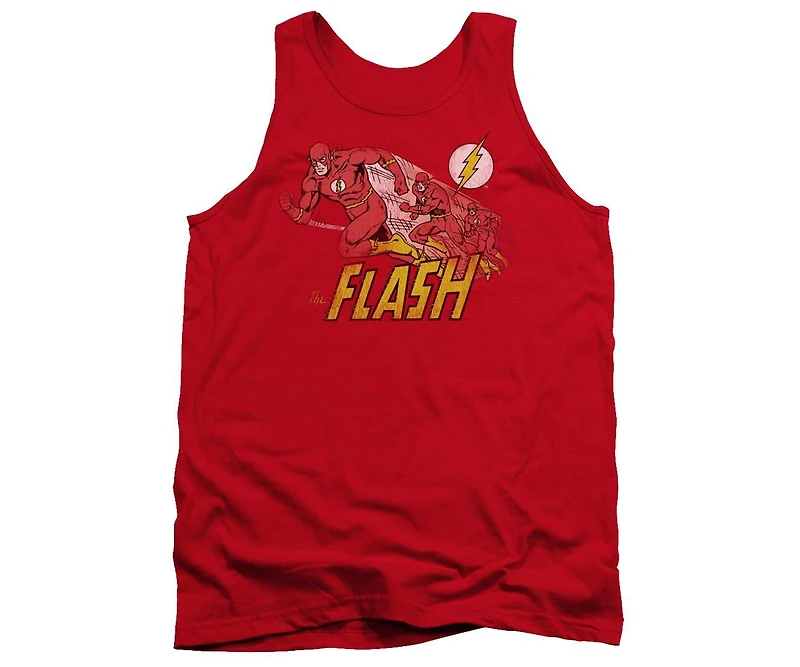 Dc Flash Mens Comics Crimson Comet Adult Tank Top