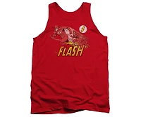 Dc Flash Mens Comics Crimson Comet Adult Tank Top