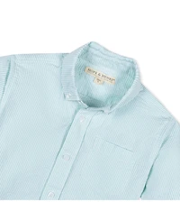 Hope & Henry Baby Boys Long Sleeve Seersucker Button Down Shirt