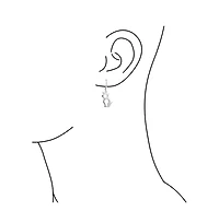 Bling Jewelry Best Friend Animal Lover Dangle Earrings Sterling Silver Cat Design