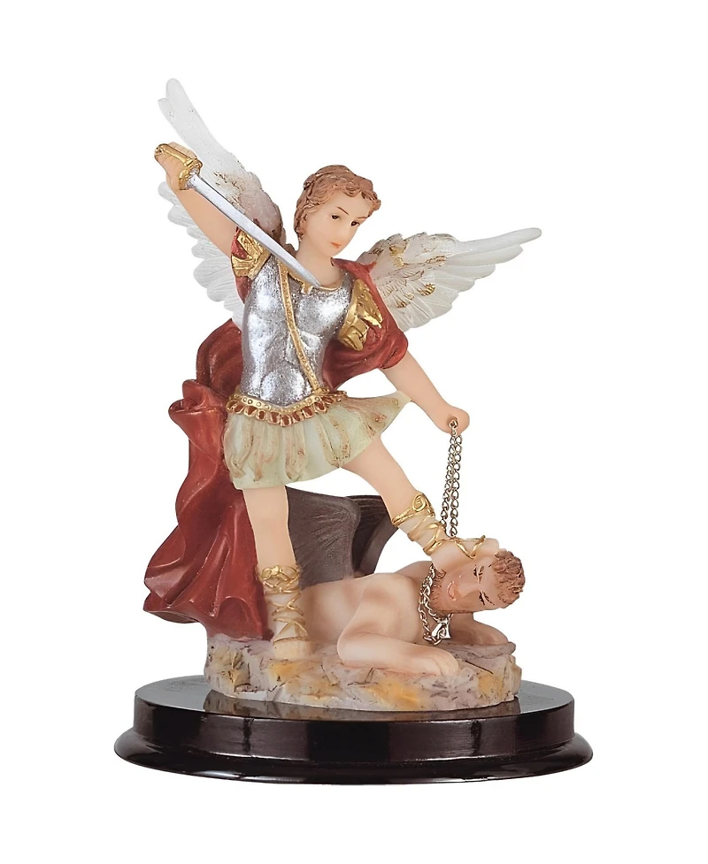 Fc Design "2-pc Set" 5"H Archangel Michael Statue Saint Michael The Strongest Angel Holy Figurine Statue Ornament Home Room Office Decor and Perfect I