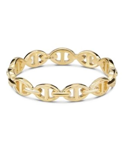 Devata Mariner Anchor Ring In 14k Gold