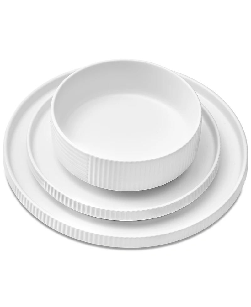 The Cellar Aaden Textured 12 Pc. Dinnerware Set, Service for 4, Exclusively at Macy's