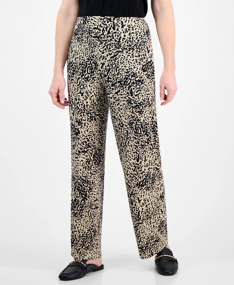 Jm Collection Petite Knit Pants, Exclusively at Macy's