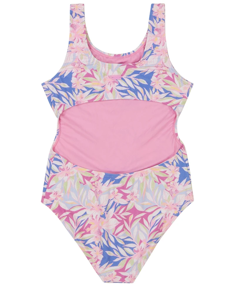 Roxy Big Girls Coastal Scoopneck Swimsuit