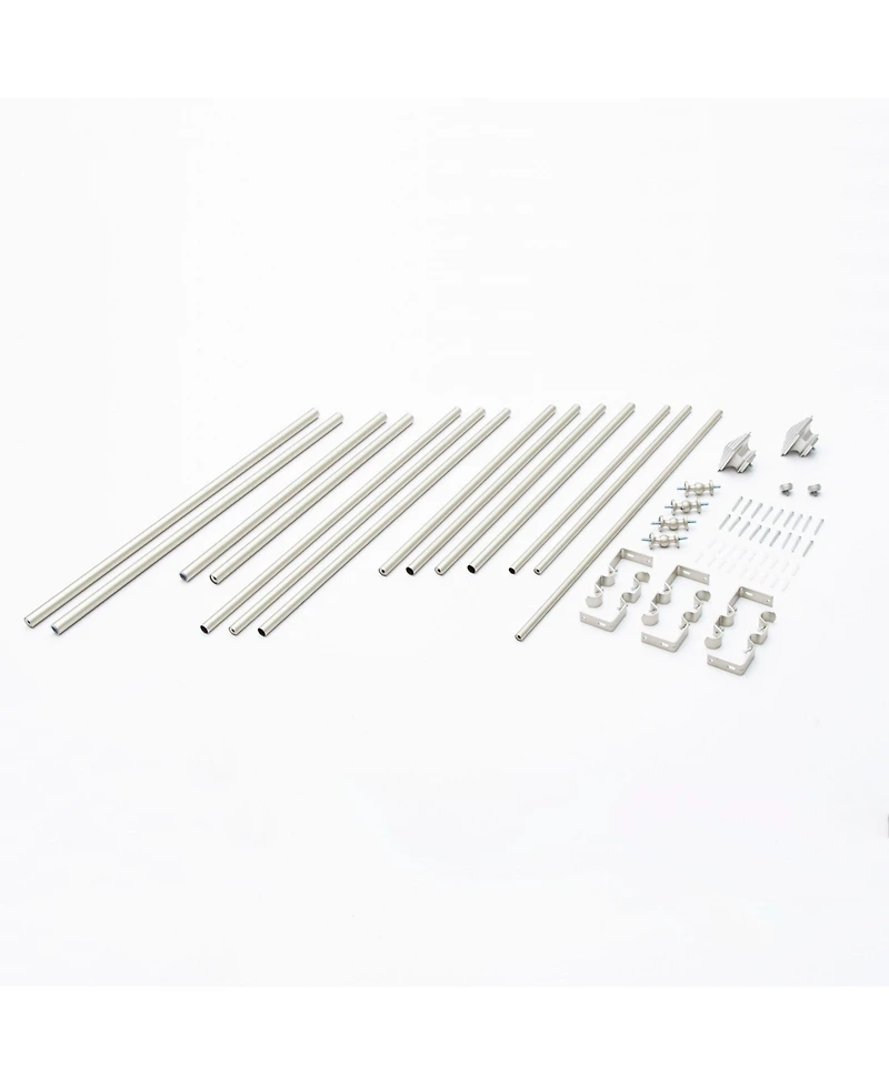 Kenney Mission 3/4" Decorative Bay Window Double Curtain Rod