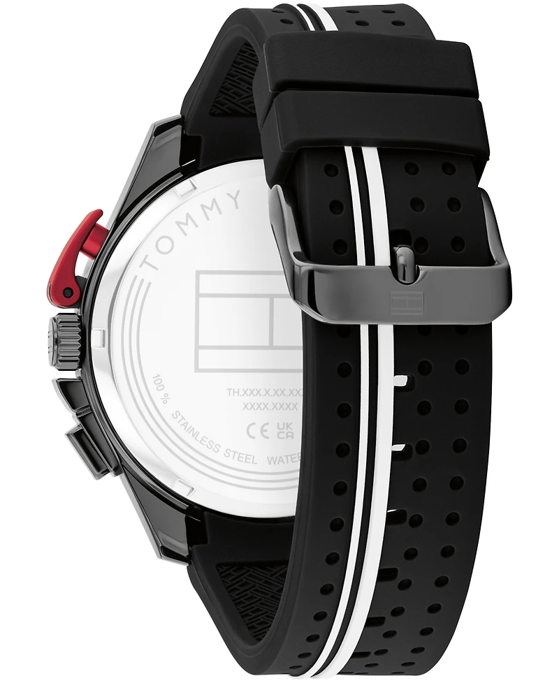 Tommy Hilfiger Men's Chronograph Silicone Strap Watch