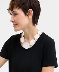 Jm Collection Women's Scoop-Neck Short Sleeve Top, Created for Macy's