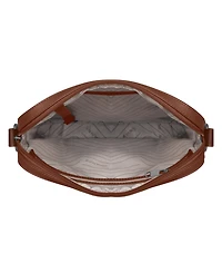 Onyx Leather Cross Body Bag